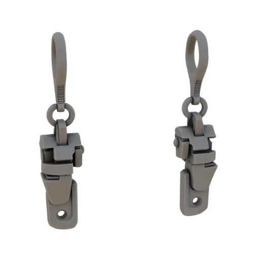 Drop Style Earrings scene ready 3D model, close-up hero shot, showing earring silhouette and surface contrast.