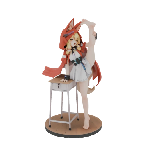 Red Riding Hood Fox Girl Figure