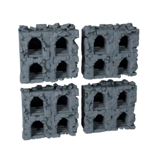 Cavern Stairs Module Modular 3D Kit for Level Building