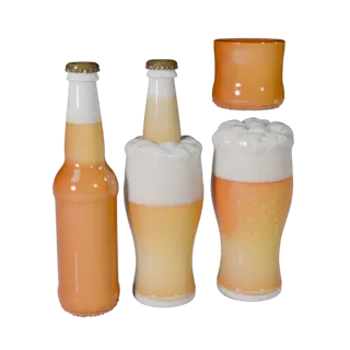 Beer Bottle 3D Asset for Studio E-commerce Renders