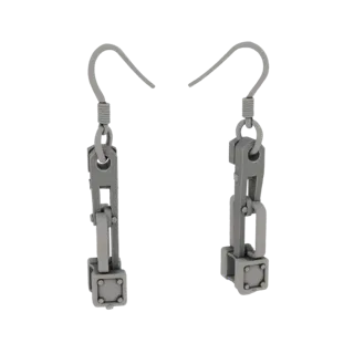 Drop Earring 3D Asset for Cinematic Studio Renders