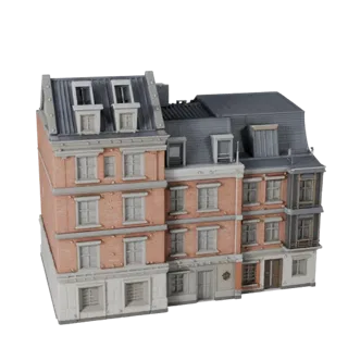 High Poly City Block Kit 3D Model for Archviz for Architecture