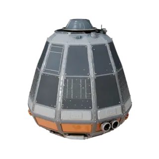 Crew Capsule 3D Model for Unity - Low Poly Game Asset