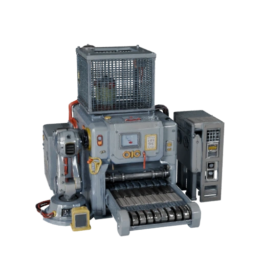 Stylized Automated Robot Cell 3D Casual Game Asset