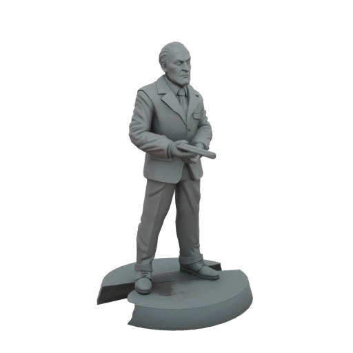 Man with Shotgun Miniature