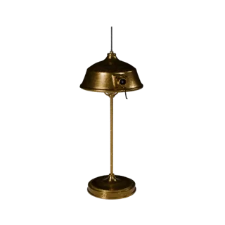 Brass Pendant Lamp 3D Game Asset for Engine Levels