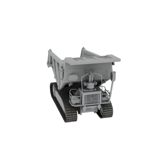 Printable Dump Truck STL 3D Asset for FDM Printers