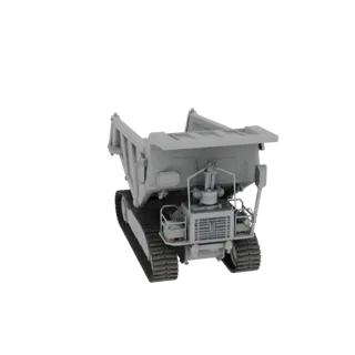 Printable Dump Truck STL 3D Asset for FDM Printers
