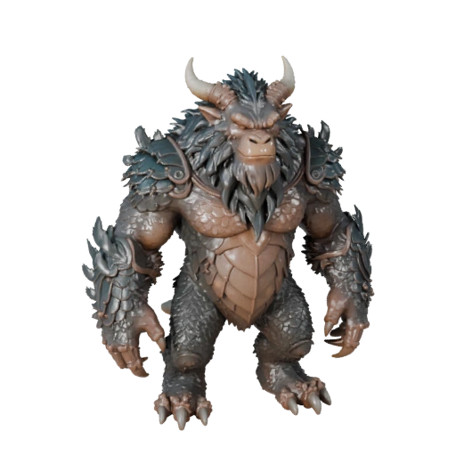 Modelo 3D Yeti de Alto Poligonagem - STL Detalhado para Impressão | PBR