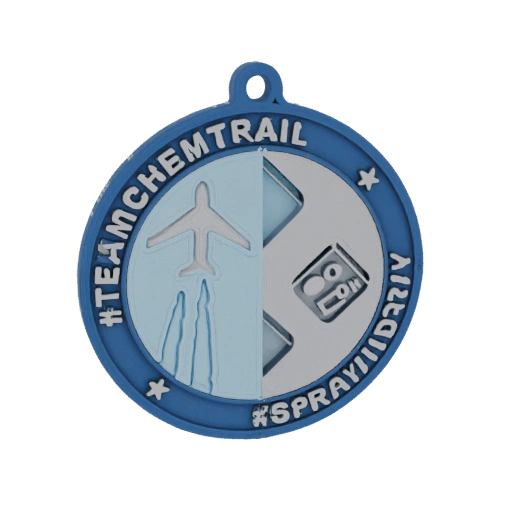 Team Chem Trail Medal 3D Model