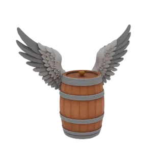 Barrel with Wings