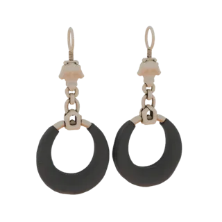 Drop Hoop Earrings 3D Asset for Hero Cabinet Pages