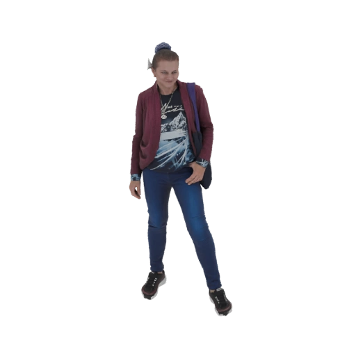 Woman in Casual Outfit