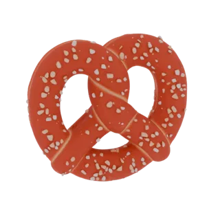 Orange Pretzel 3D Model