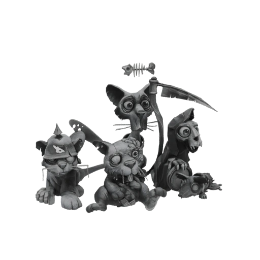 Modelo 3D Apocalyptic Cat Crew