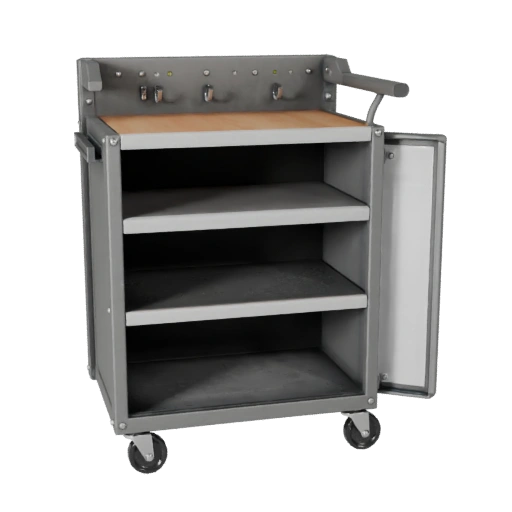 Maker Tool Cart 3D Asset for Engineering Sim Studios
