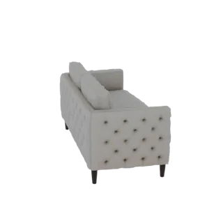 Tufted Chesterfield Sofa 3D Model