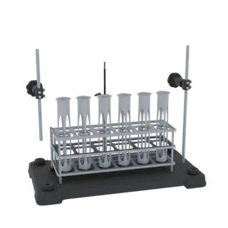 Research Test Tube Rack 3D Asset for Home Printers