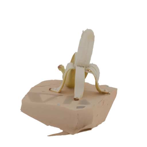 Peeled Banana on a Block