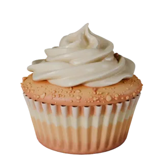 Glazed Cupcake 3D Asset for Cinematic Film and VFX