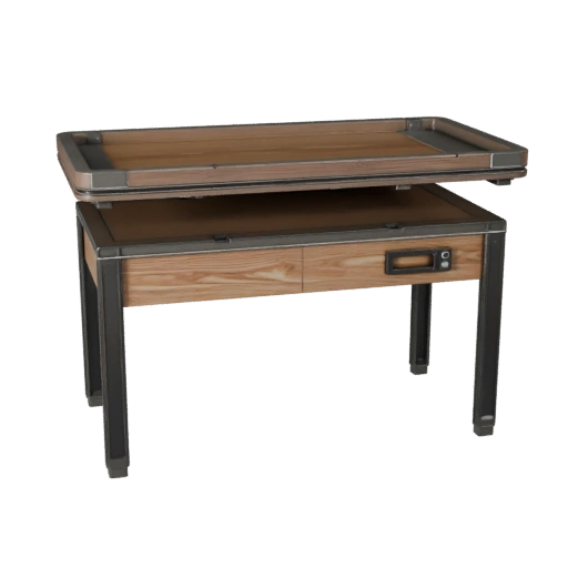 Extendable Console Table Unreal Engine 3D Asset for Games