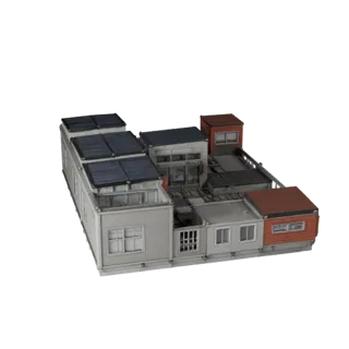 Modular Building Kit 3D Model for Blender - Render Asset
