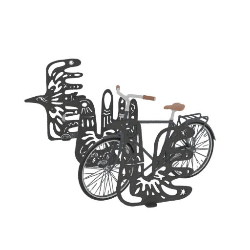 Ornate Bicycle Wall Art