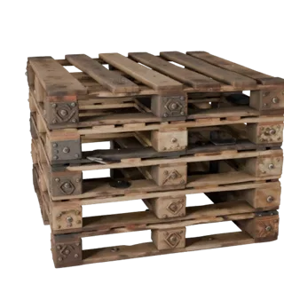 Industrial Wooden Pallet 3D Asset for Realtime Use