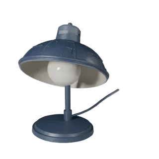 Minimal Desk Lamp 3D Asset for Casual Game Engines