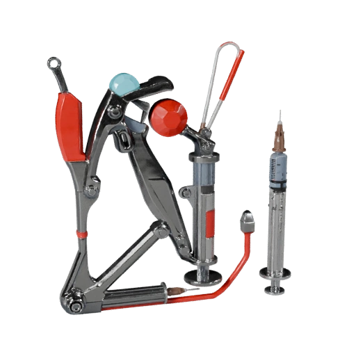 Emergency Syringe Model 3D Asset for Casual Engines