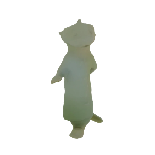 Cute Standing Meerkat 3D Model
