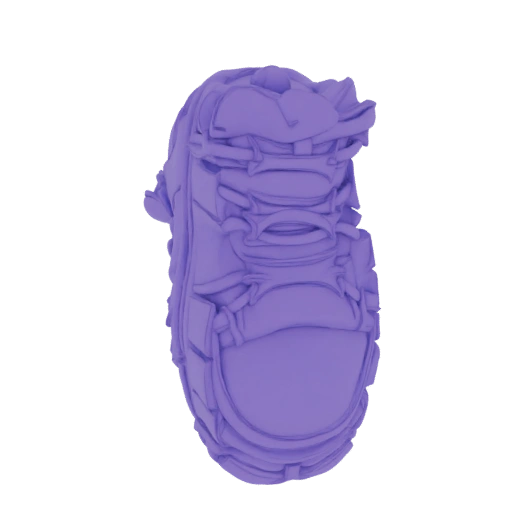 Purple Sneaker 3D Model