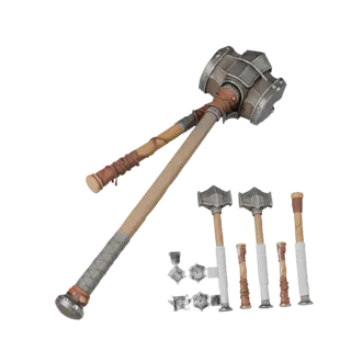 Training Mace Prop 3D Game Asset for Engine Levels