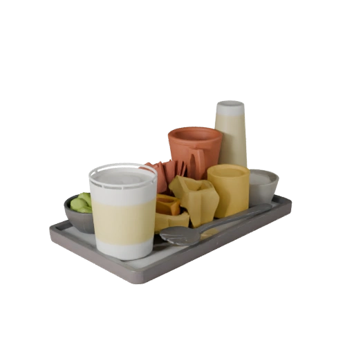 Printable Cafe Charcuterie Board STL 3D Print Asset