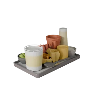 Printable Cafe Charcuterie Board STL 3D Print Asset