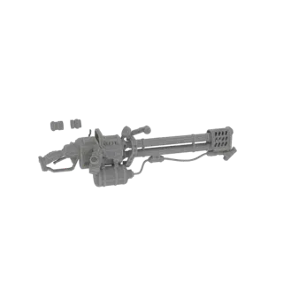 Heavy Gatling Gun 3D Model