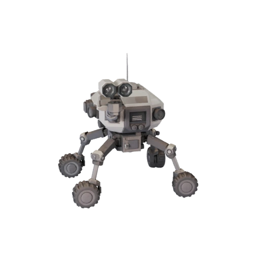 Lunar Drone Scout 3D Game Asset for Realtime Engines