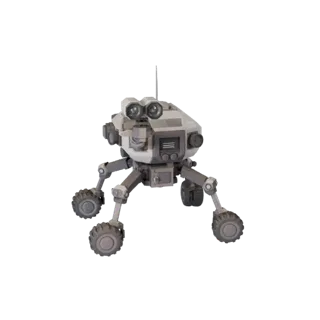 Lunar Drone Scout 3D Game Asset for Realtime Engines