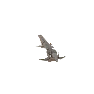 Un modello 3D dettagliato di uno scheletro di delfino, che mostra la sua intricata struttura ossea e la forma acquatica.