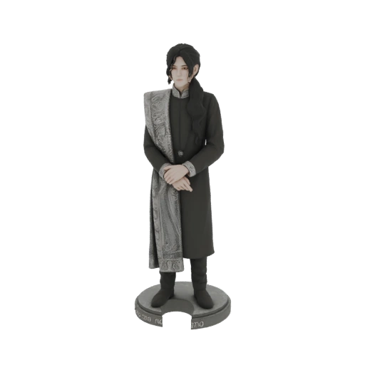 Elegant Man in Traditional Robes Figurine