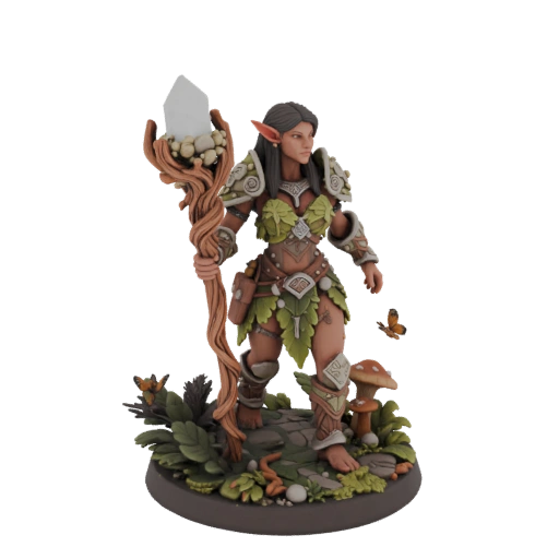 Forest Druid with Staff
