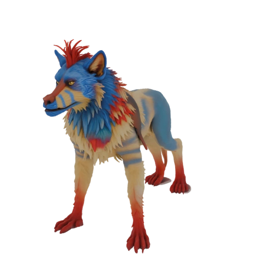 Lupo Fantasy Vibrante