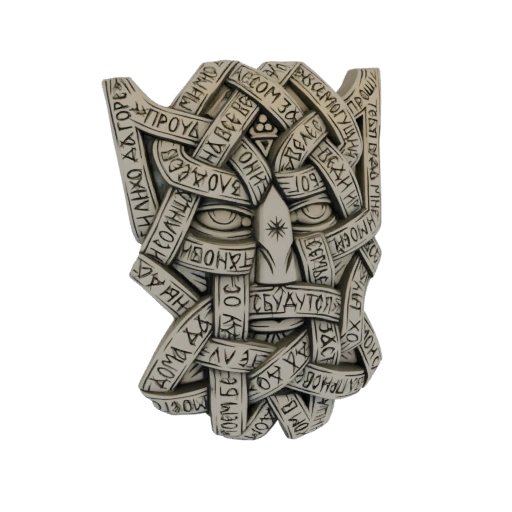 Slavic Pagan Mask with Runes