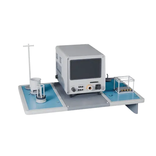 Research Scanner Device Modular 3D model, isometric modular kit view, showing clean metal, bench-top devices.