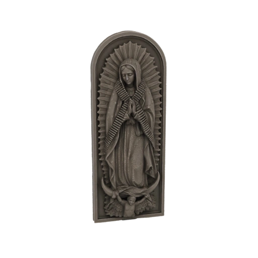 Virgin Mary with Bullet Belt Relief