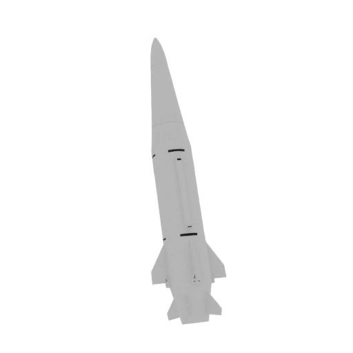 Modern Missile 3D Model
