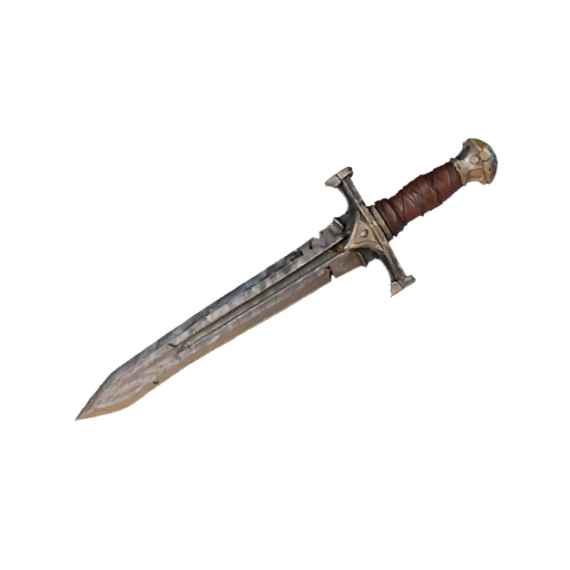 Espada de Fantasía GLB Asset Web 3D para Uso Online