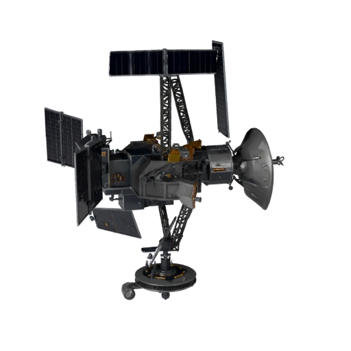 Realtime Communication Orbital Telescope 3D Engine Asset