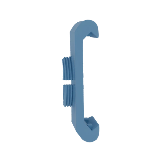 Blue Threaded Clamp