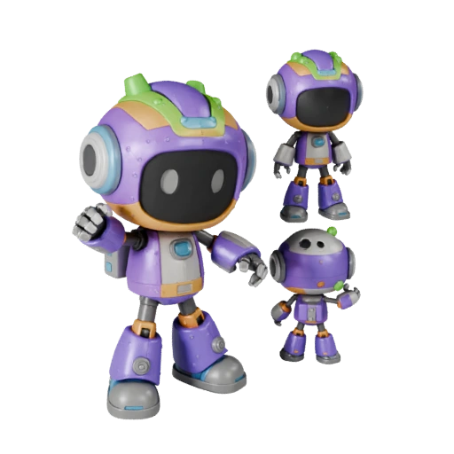 Modular Robot Style Mascot | Kitbash Asset Pack Bundle